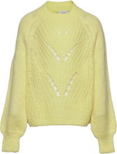 Mall Knit Tops Knitwear Pullovers Yellow Grunt