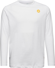 Timmi Kids Organic/Recycled L/S T-Shirt T-shirts Long-sleeved T-shirts Hvit Kronstadt*Betinget Tilbud