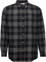 Johan Kids Flannel Check Shirt Tops Shirts Long-sleeved Shirts Multi/patterned Kronstadt