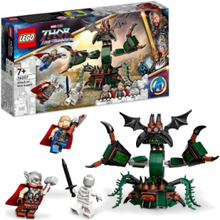 Attack On New Asgard Thor & Monster Set Toys Lego Toys Lego Super Heroes Multi/patterned LEGO