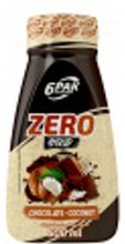 6PAK Nutrition Syrup ZERO Chocolate - Coconut - 500ml
