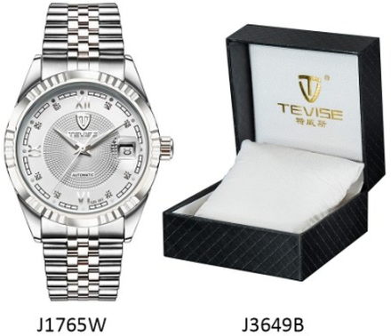 TEVISE Top Brand Herrenmode Luxus wasserdichte Armbanduhr