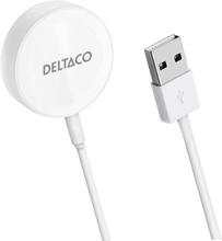 DELTACO Deltaco Apple Watch oplader, USB-A, 1 m