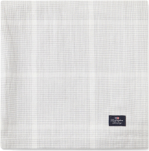 Cotton/Linen Pepita Check Tablecloth Home Textiles Kitchen Textiles Tablecloths & Table Runners Grå Lexington Home*Betinget Tilbud