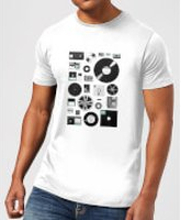 Florent Bodart Data Men's T-Shirt - White - 5XL - White