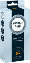 Mister Size Kondomer 53 mm, 10-pack