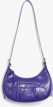 Small studded hand bag - Purple