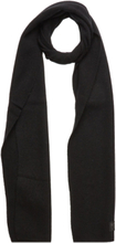 "Rib Knit Wool Scarf - Rws Accessories Scarves Winter Scarves Black Knowledge Cotton Apparel"