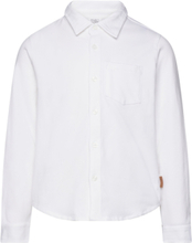Rudy Tops Shirts Long-sleeved Shirts White Hust & Claire