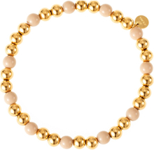 Bead Bracelet Accessories Jewellery Bracelets Pearl Bracelets Gull By Jolima*Betinget Tilbud