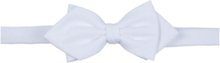 Pique Bow Tie Pointed Butterfly White Portia 1924