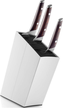 Knivblok Skrå White Home Kitchen Knives & Accessories Knife Blocks White Eva Solo