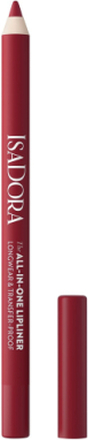 Isadora All-In- Lipliner 12 True Red Lip Liner Makeup Red IsaDora