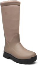 Wonderwelly Atb Fleece-Lined Roll-Down Rain Boots Regnstøvler Sko Beige FitFlop*Betinget Tilbud