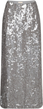 "Sequins Maxi Skirt Designers Maxi Silver By Ti Mo"