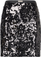 "Sequins Skirt Designers Short Black By Ti Mo"