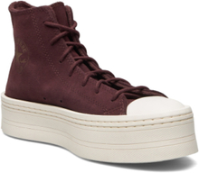 Chuck Taylor All Star Modern Lift Shoes Sneakers Chunky Sneakers Brun Converse*Betinget Tilbud