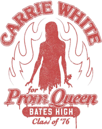 Carrie White For Prom Queen Unisex T-Shirt - White - 4XL - White