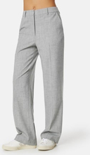 BUBBLEROOM Shelley Suit Pants Light grey melange 38