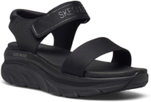Womens Relaxed Fit D'lux Walker Sandal - New Block Flade Sandaler Black Skechers
