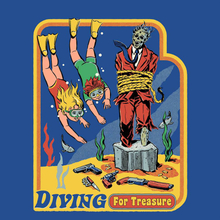 Diving For Treasure Men's T-Shirt - Blue - S - Blue