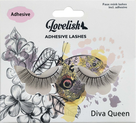Lovelish Adhesive Eyelashes Diva Queen