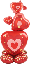 AirLoonz Hjärtan Folieballong