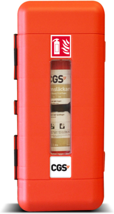 Brandsläckarskåp CGS EC9SW för 6 kg pulver- och 6-9 l skumsläckare