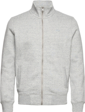 Essential Logo Zip Track Top Tops Sweatshirts & Hoodies Sweatshirts Grey Superdry
