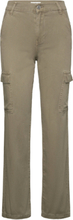 Pocket Cargo Jeans Bottoms Trousers Cargo Pants Khaki Green Mango