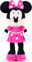 Disney - Minnie Hot Pink Dress 43 Cm Toys Soft Toys Stuffed Animals Rosa Disney*Betinget Tilbud