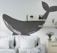 Stickers vissen Eenkleurige walviszeiler