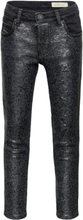 Babhila-J-Sp1 Trousers Jeans Regular Jeans Svart Diesel*Betinget Tilbud