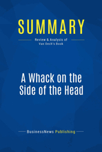 Summary: A Whack on the Side of the Head