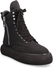 Aken Shoes Boots Ankle Boots Laced Boots Black DKNY
