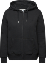 Essential Borg Lined Ziphood Tops Sweatshirts & Hoodies Hoodies Black Superdry
