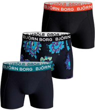 Björn Borg Cotton Stretch Boxer Black/Flowers 3-pack
