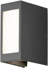 Vägglampa Ute Cremona HP-LED 3x3W Mörkgrå 8 cm Gnosjö Konstsmide