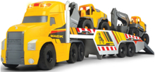Mack/Volvo Heavy Loader Truck Toys Toy Cars & Vehicles Toy Vehicles Construction Cars Multi/patterned Dickie Toys