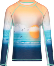 Neptune Ls Swimwear UV Clothing UV Tops Multi/mønstret Molo*Betinget Tilbud
