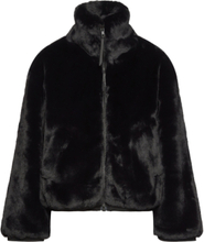 Son Forca Jacket Outerwear Faux Fur Black Twist & Tango