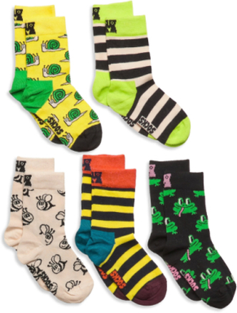 Kids 5-Pack Boozt Gift Set Socks & Tights Socks Multi/mønstret Happy Socks*Betinget Tilbud