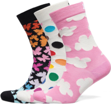 3-Pack Boozt Gift Set Lingerie Socks Regular Socks Multi/mønstret Happy Socks*Betinget Tilbud