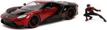 Marvel Miles Morales 2017 Ford Gt 1:24 Toys Playsets & Action Figures Action Figures Black Jada Toys