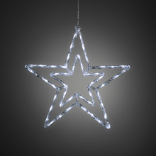 Julstjärna Utomhus Stjärna akryl 58cm vita LED Gnosjö Konstsmide