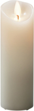 Dekorationsljus El Vaxljus gräddvit, varmvit LED Timer 4/8h 2xAA Gnosjö Konstsmide