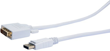 Prokord Cable Displayport - Dvi-d Single Link 1m White 1m 20 Pin Displayport Han 18+1 Pin Digital Dvi (single-link) Han