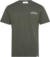 Blake T-Shirt T-shirts Short-sleeved Kakigrønn Les Deux*Betinget Tilbud
