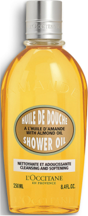 Almond Shower Oil 250Ml Beauty Women Skin Care Body Body Oils Nude L'Occitane