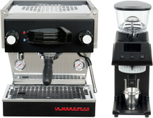 La Marzocco Linea Mini espressomaskin + Pico kaffekvern, svart